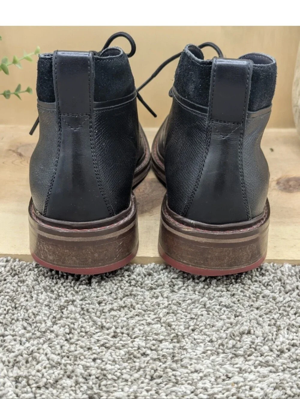 Cole Haan Men's Size 8 Colton Winter Chukka Boots Heeled Water Resistant